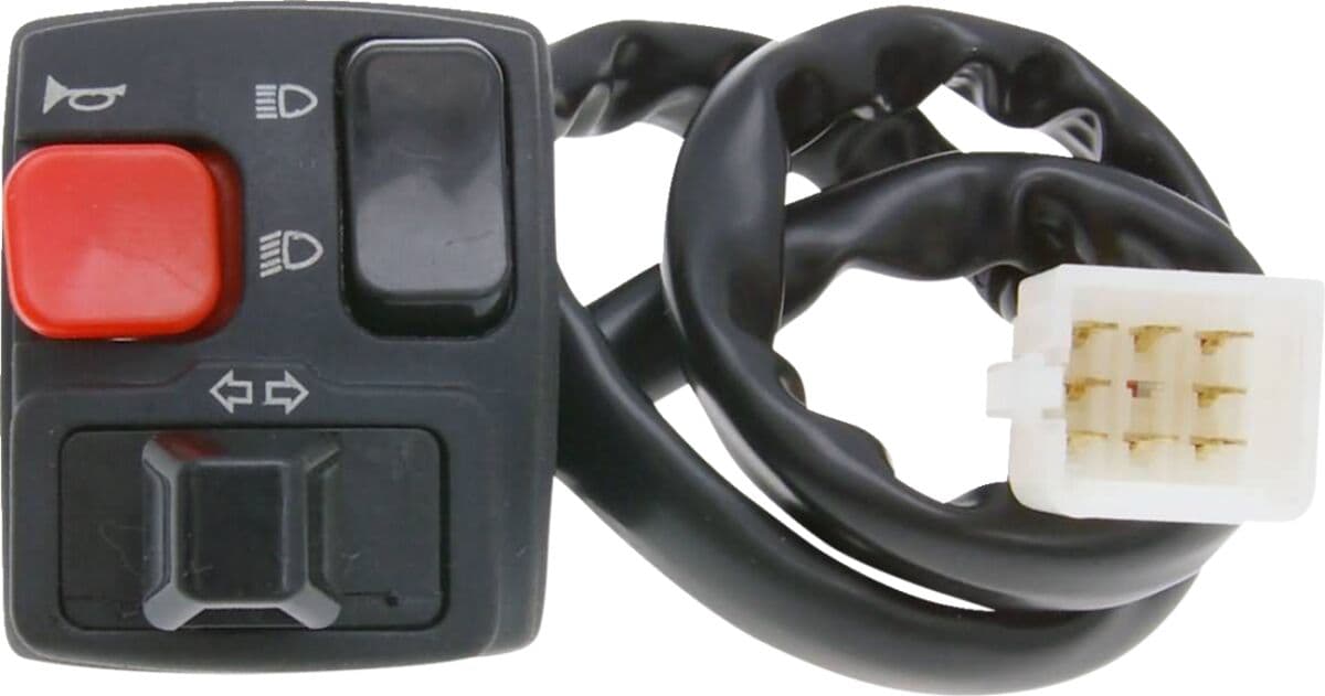Ansamblu comutator stânga indicator, faza lungă / scurtă, claxon