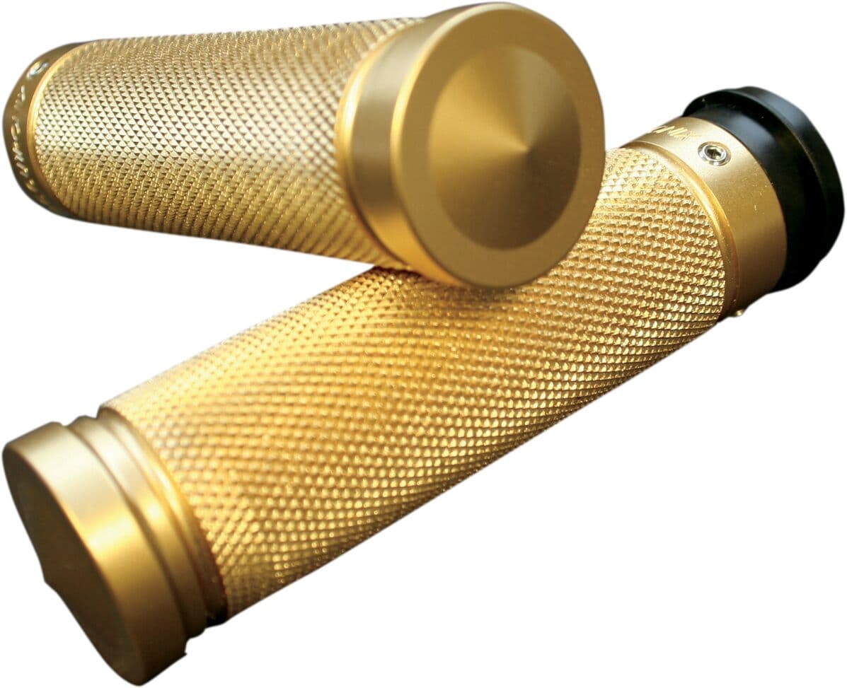 Brass Knurled Custom Grips