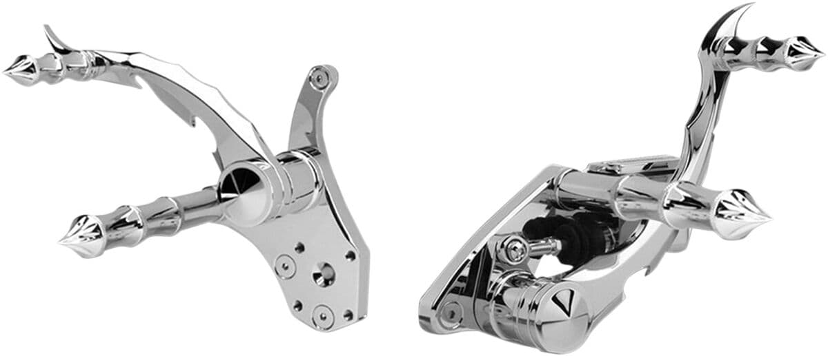 Forward Controls with Master Cylinder Silver