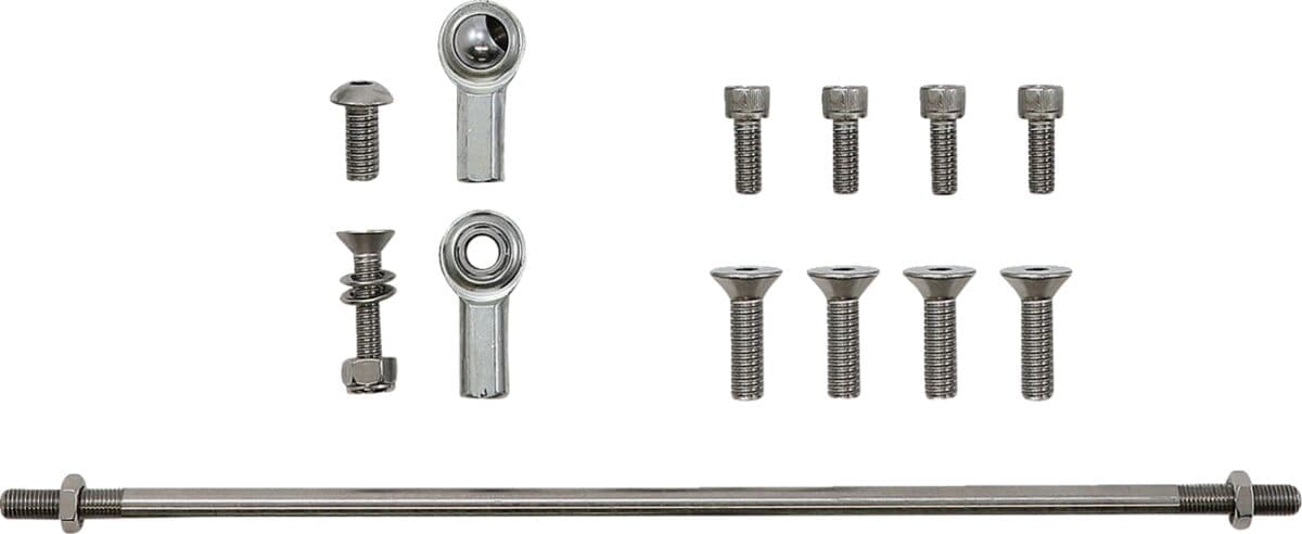 Forward Controls with Master Cylinder Silver