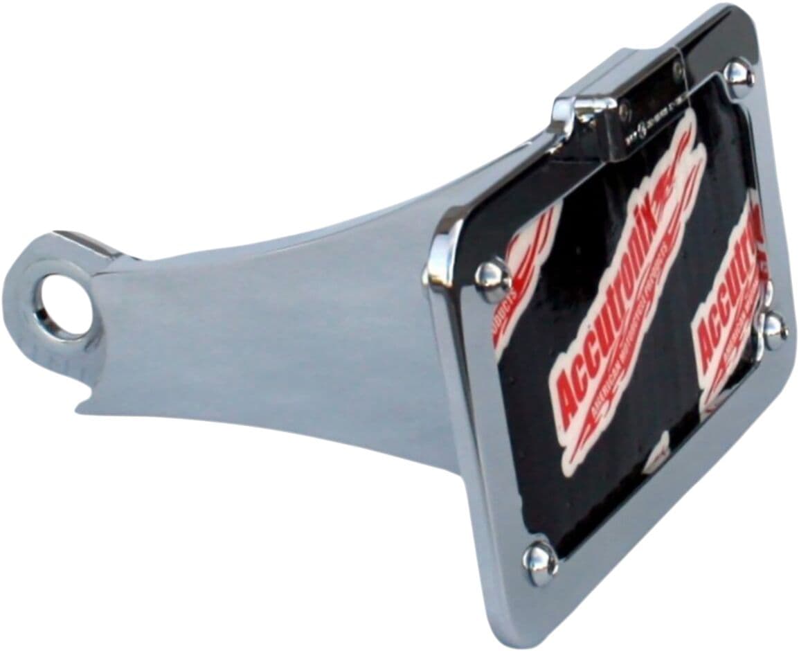 Side Mount License Plate with LED Tag Light
