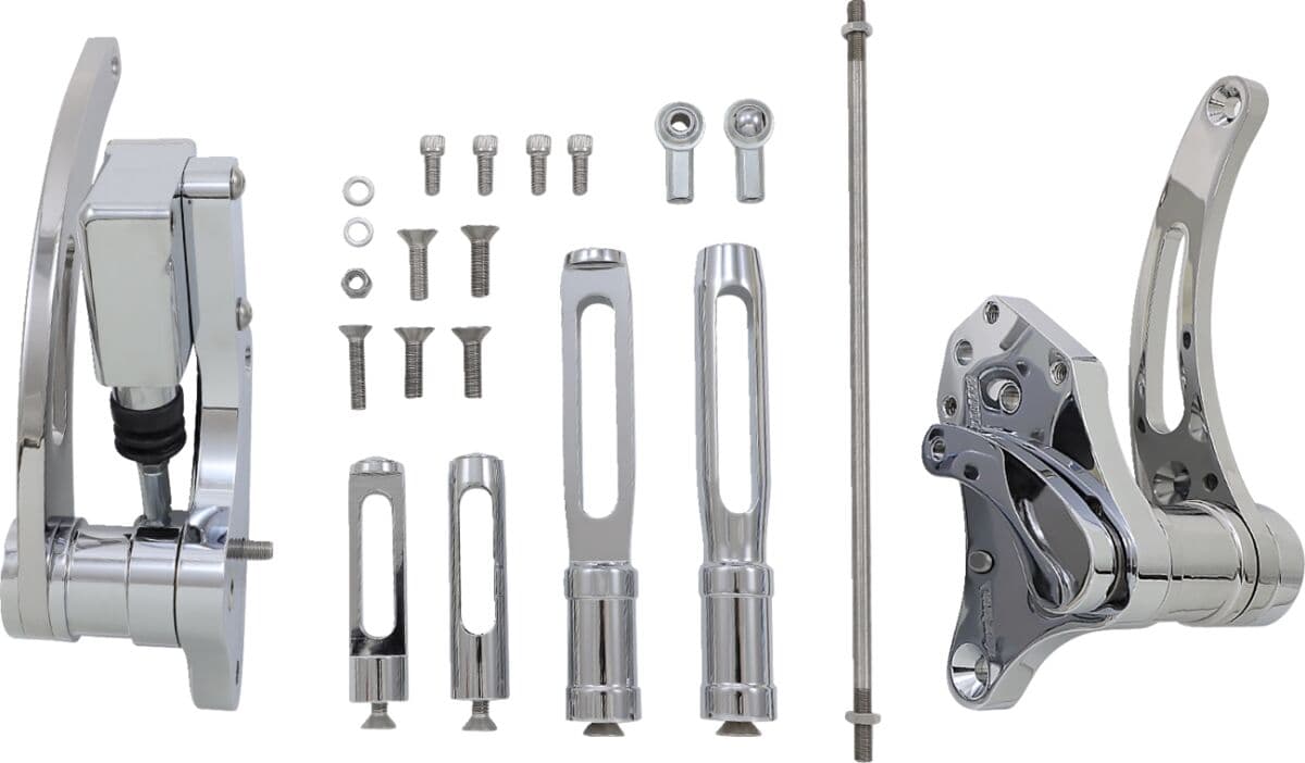 Forward Controls with Master Cylinder Silver