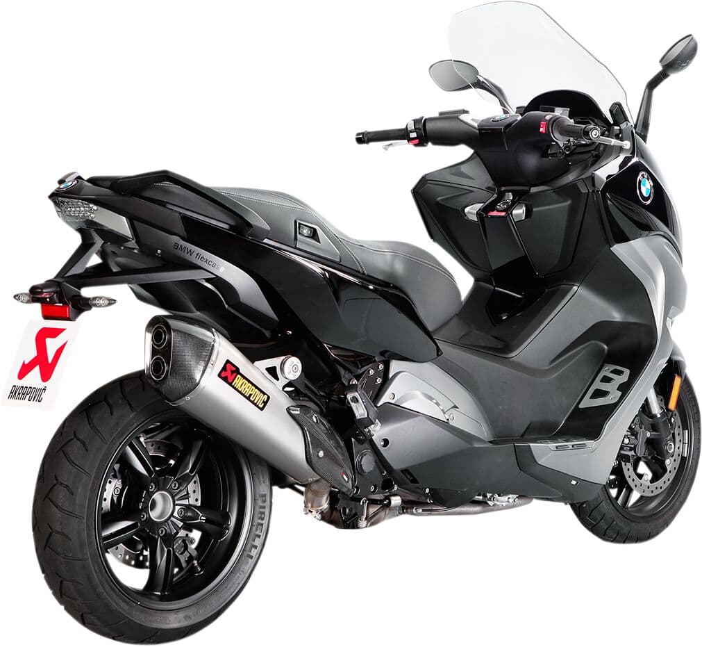 Titanium Slip-On Line Scooter Muffler