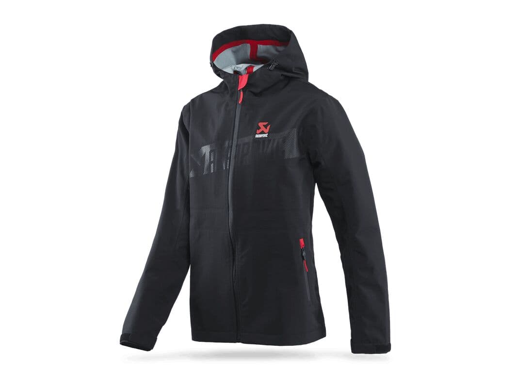 Women's Corpo Rain Jacket Black| Red