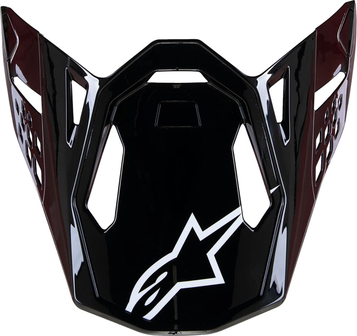 Supertech M10 Helmet Visor Black Carbon Gloss