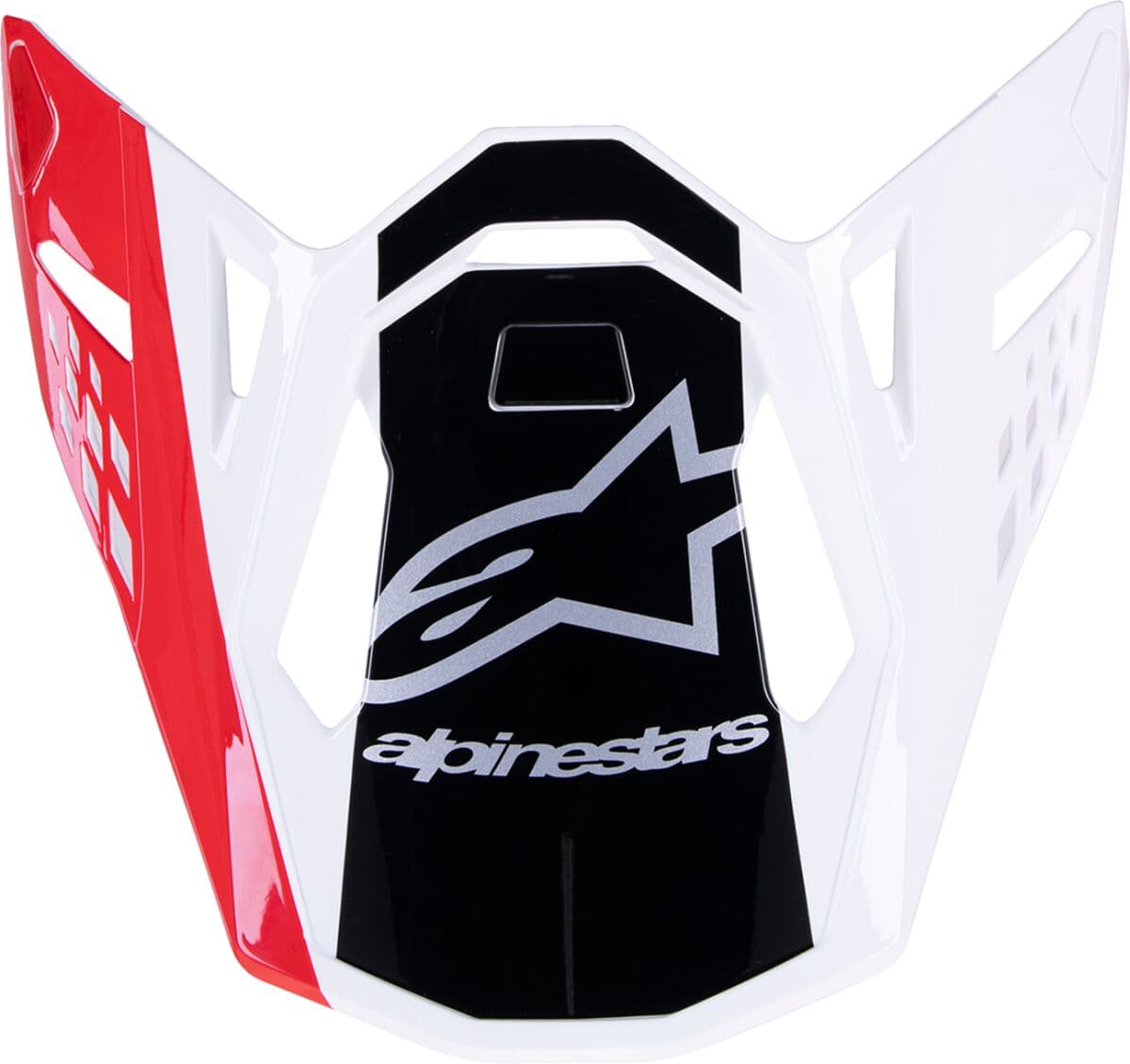 Supertech M10 Helmet Visor Black Red White