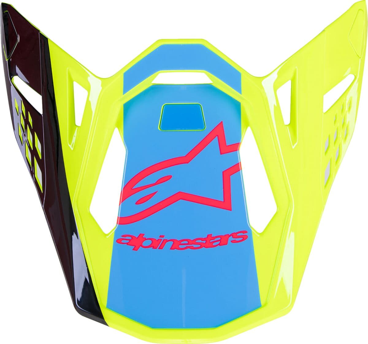Supertech M10 Helmet Visor Black Blue Yellow