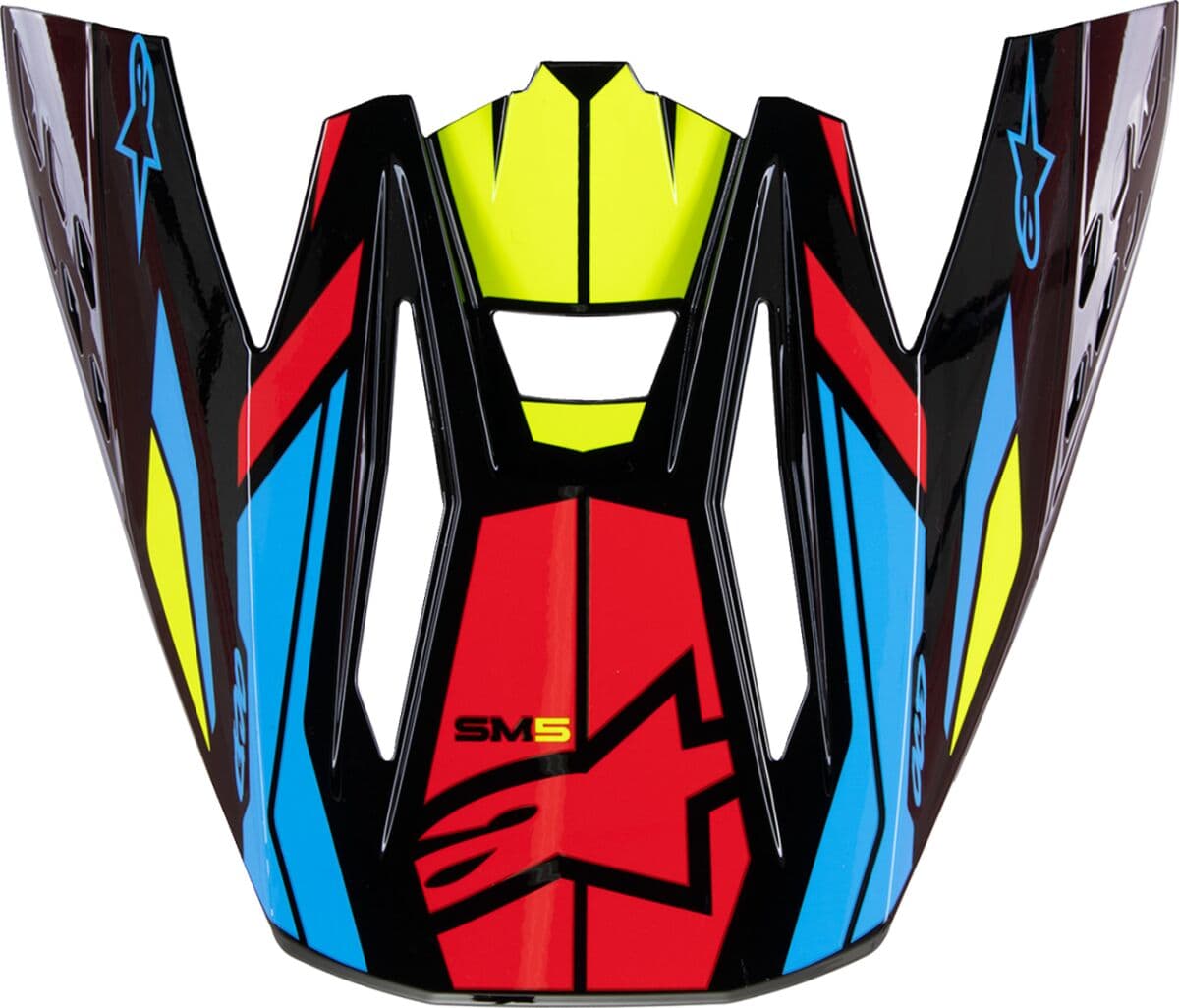 Supertech M5 Helmet Visor Blue