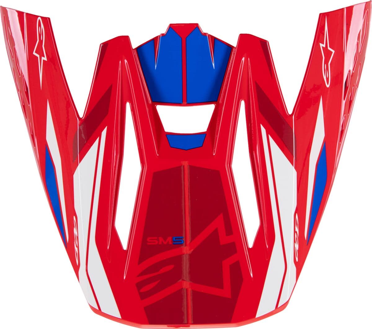 Supertech M5 Helmet Visor Red