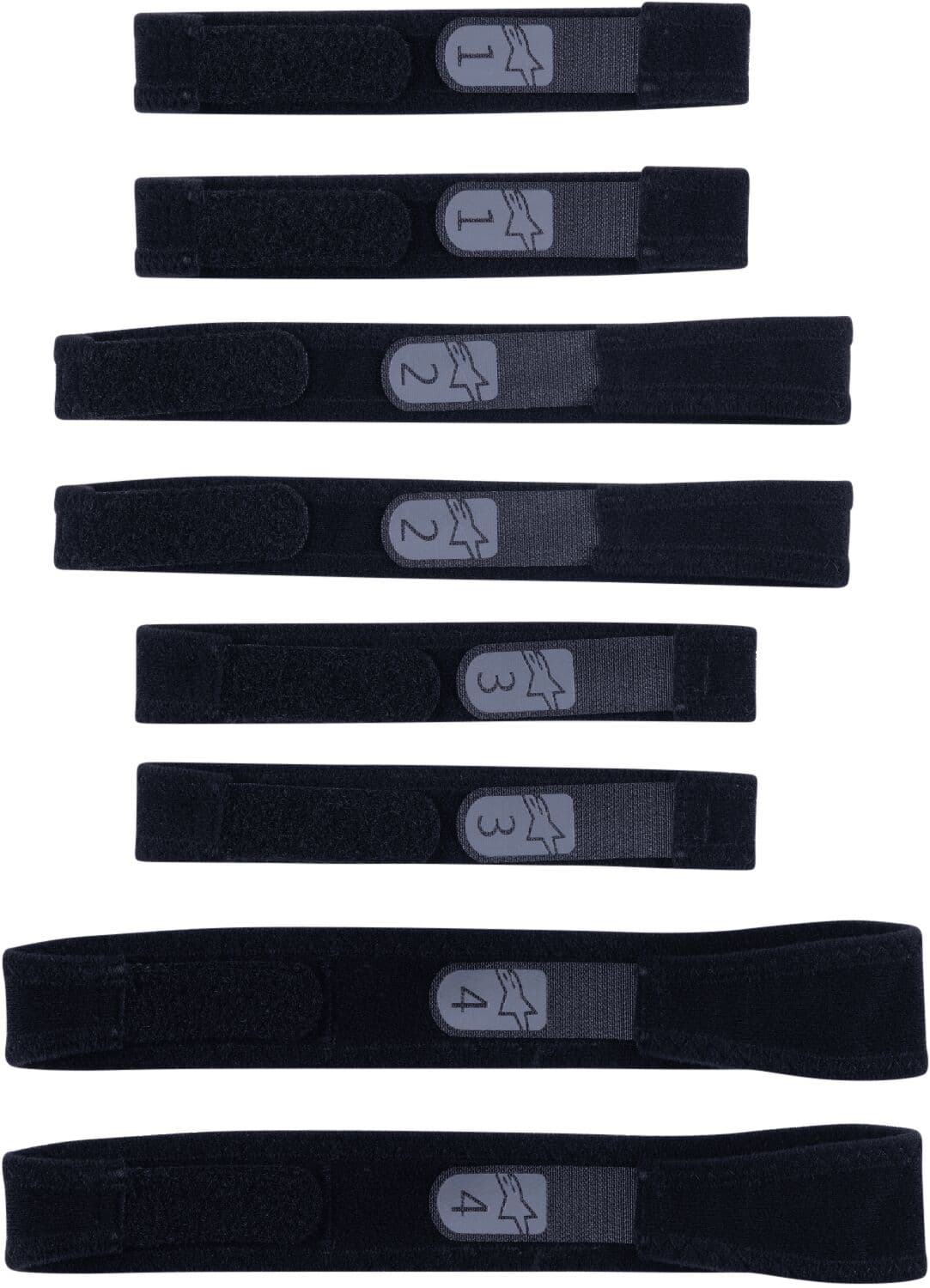 RK-7/10 Series PLASMA Knee Brace Single Strap Set Black