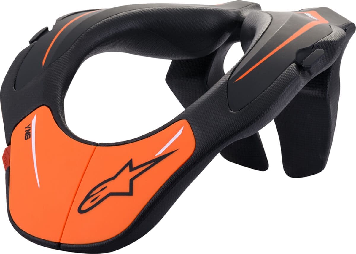 Youth Neck Support Black| Orange