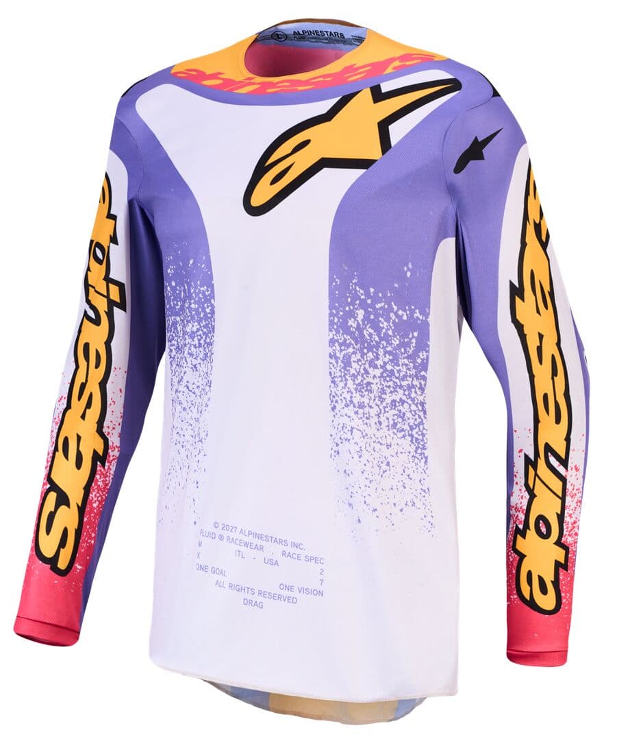 Fluid Drag Jersey White