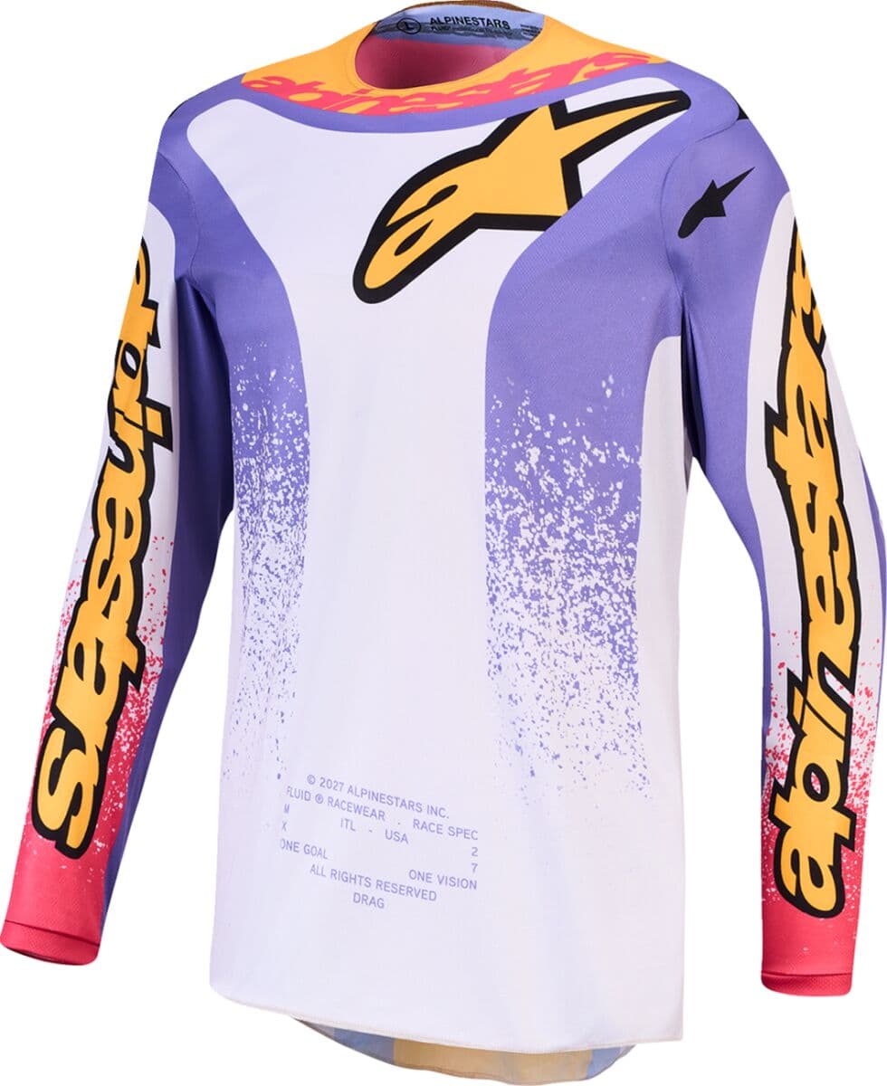 Youth Fluid Drag Jersey White