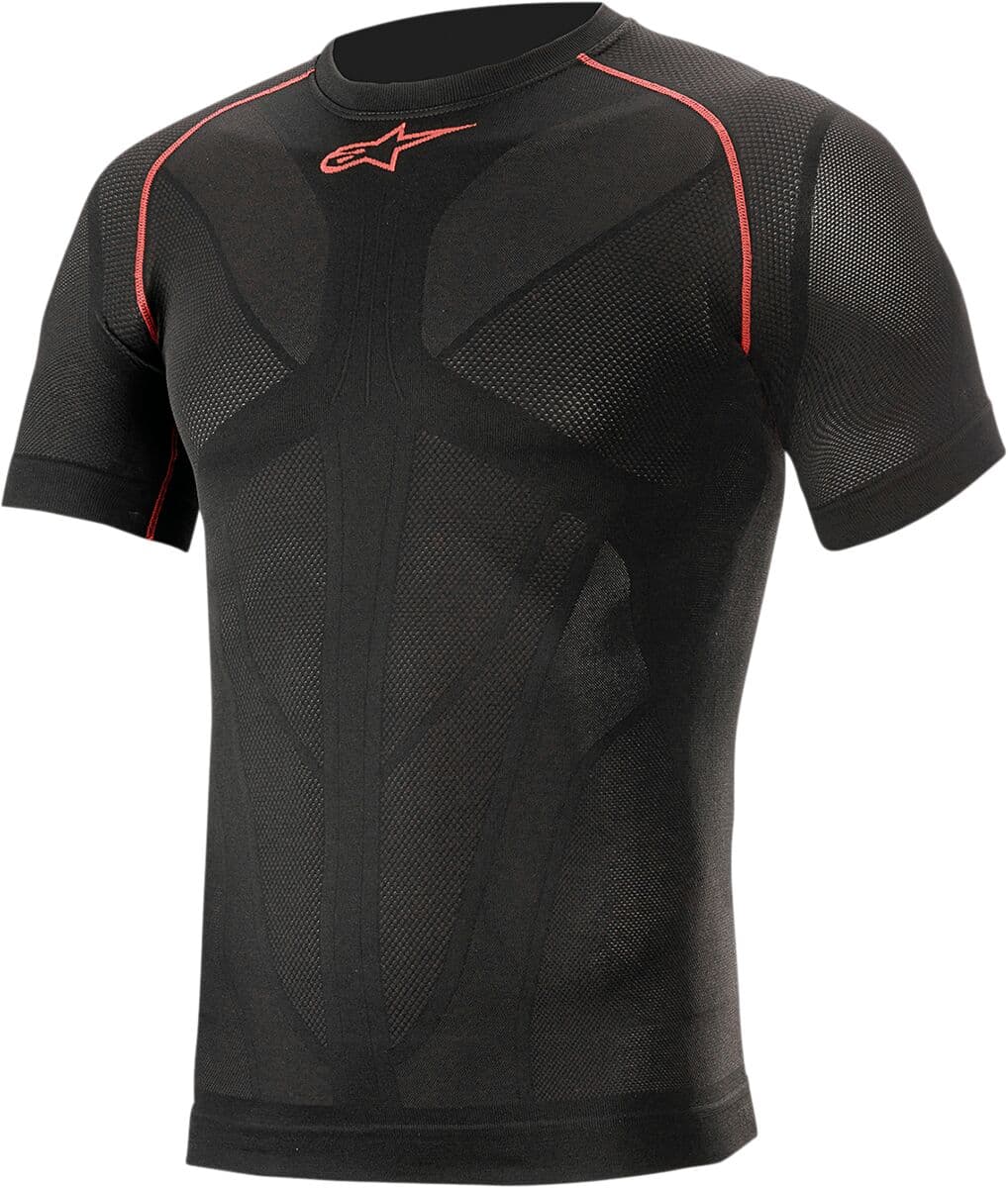 Ride Tech v2  Summer Short-Sleeve Underwear Top Black