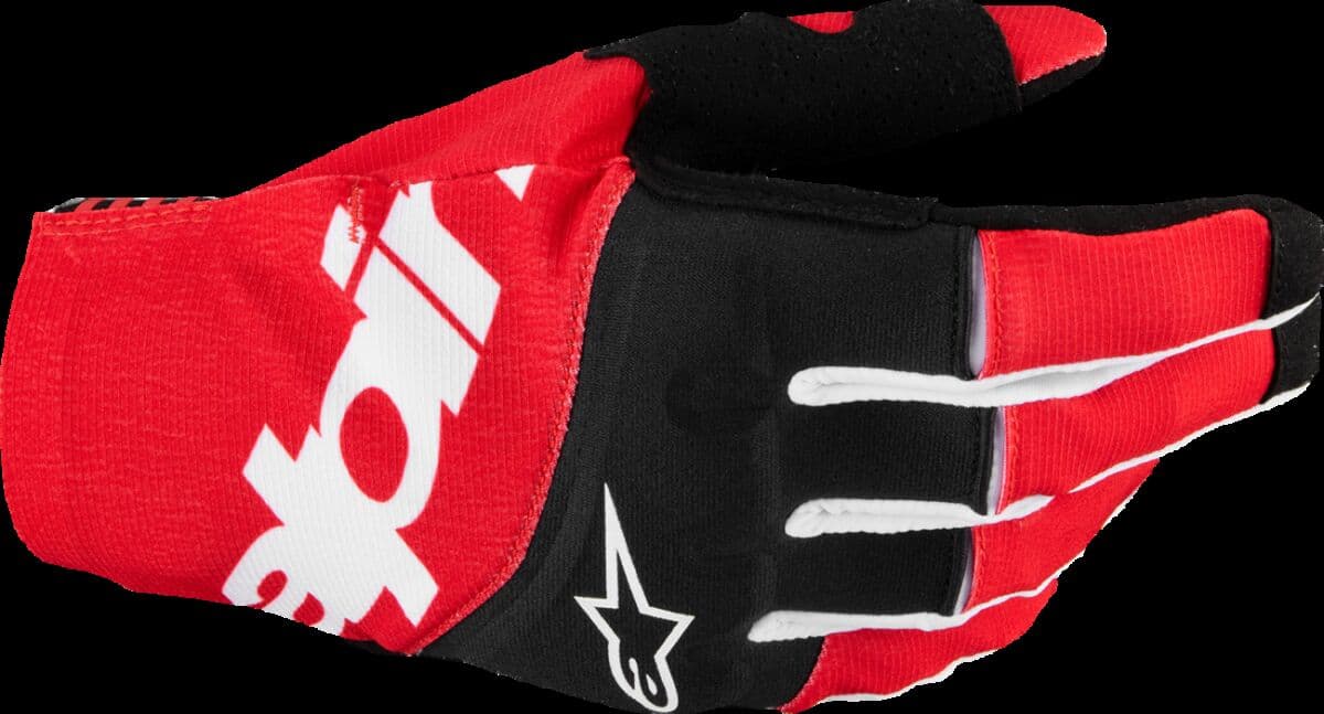 Techstar MX Gloves Black| Red