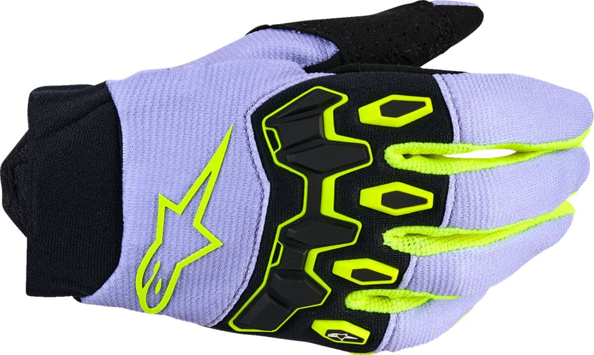 Youth Full Bore V2 Gloves Black| Purple