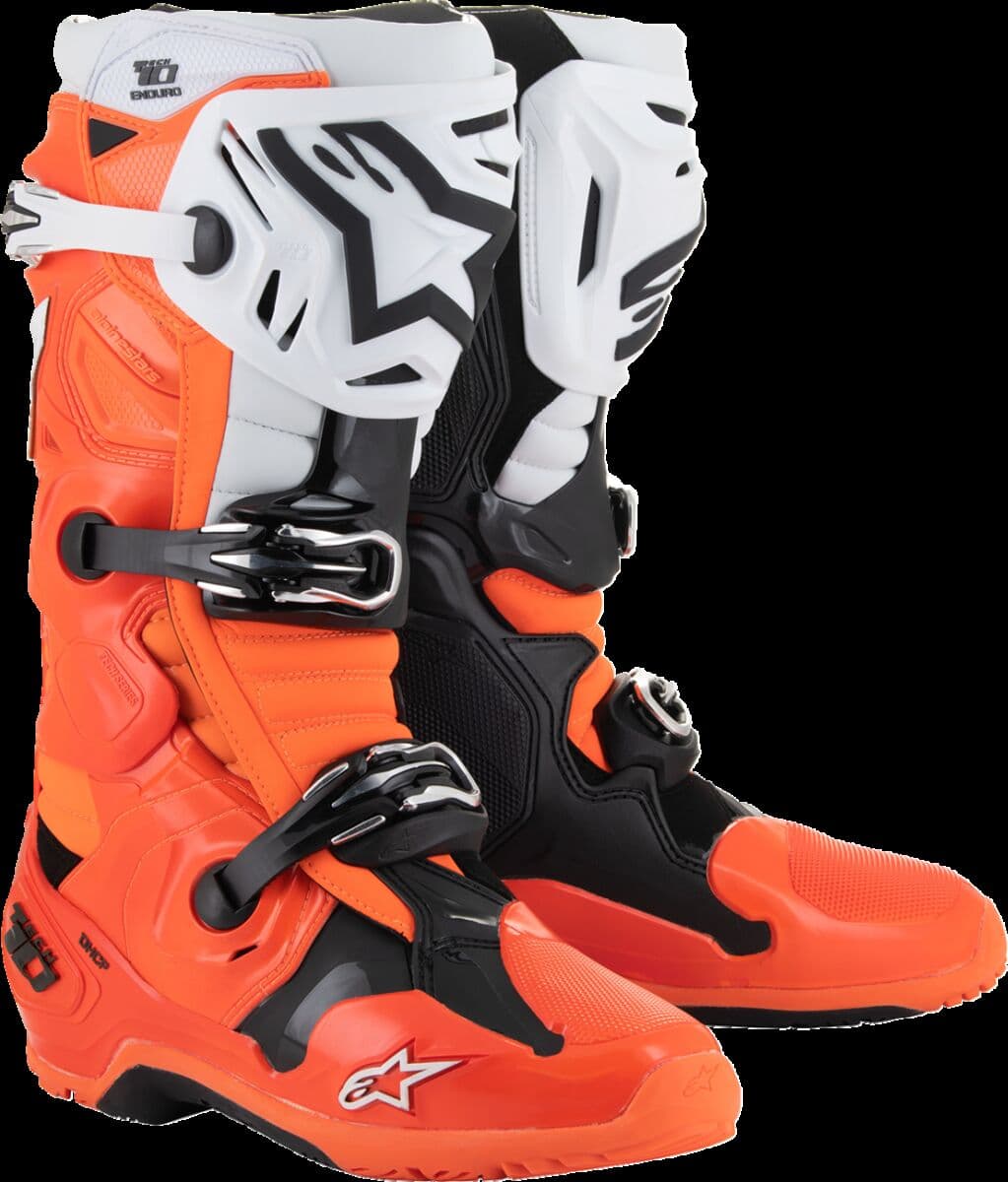 Tech 10 Enduro Boots Orange