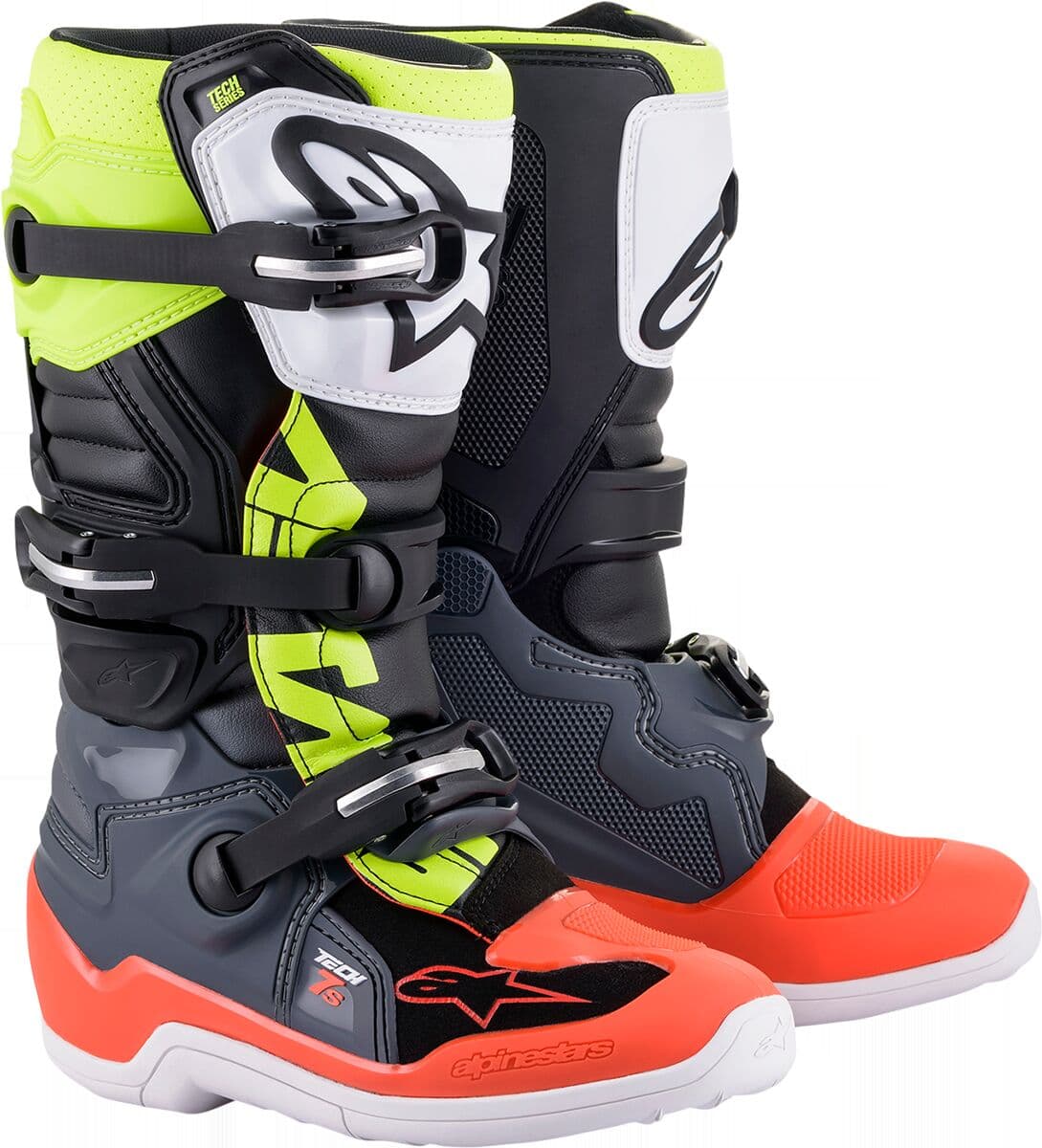 Youth Tech 7S Boots Black