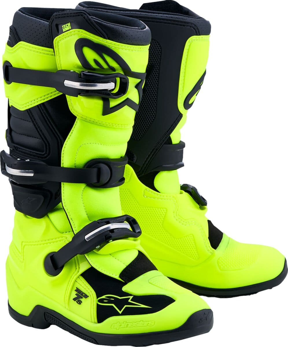 Youth Tech 7S Boots Yellow