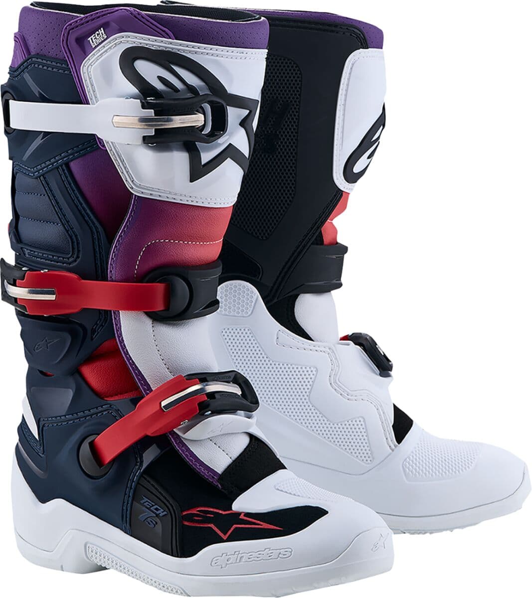 Youth Tech 7S Boots Blue| White