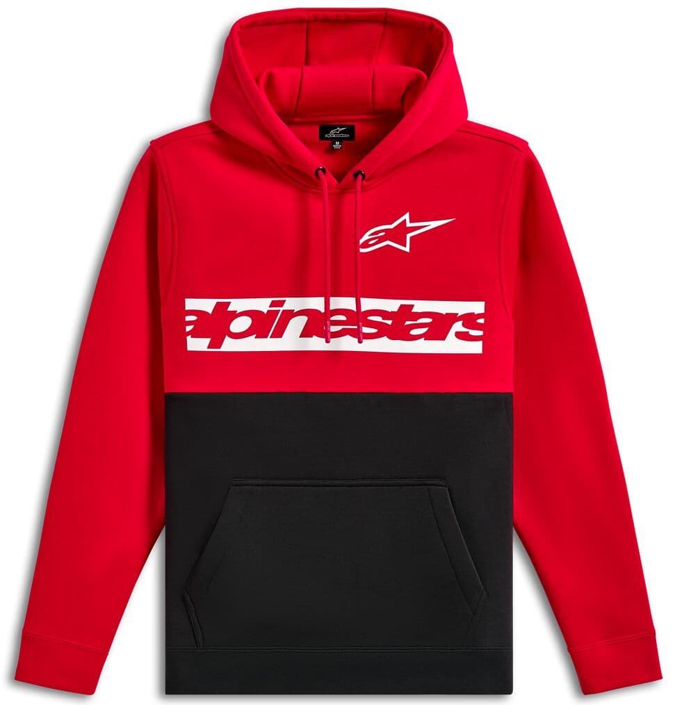 Parallel Pullover Hoodie Red
