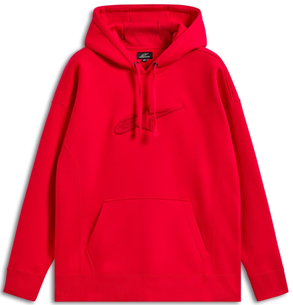Emergent Oversized Hoodie Red