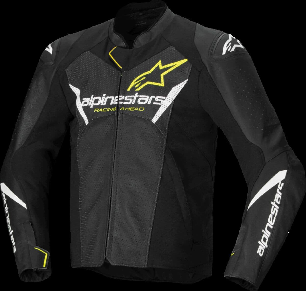 Faster v3 Airflow Leather Jacket Black