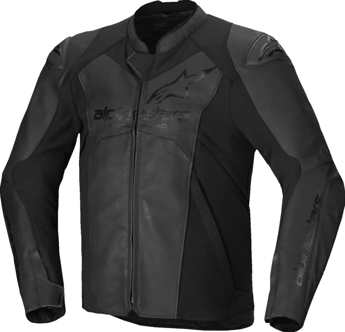 Faster v3 Leather Riding Jacket Black