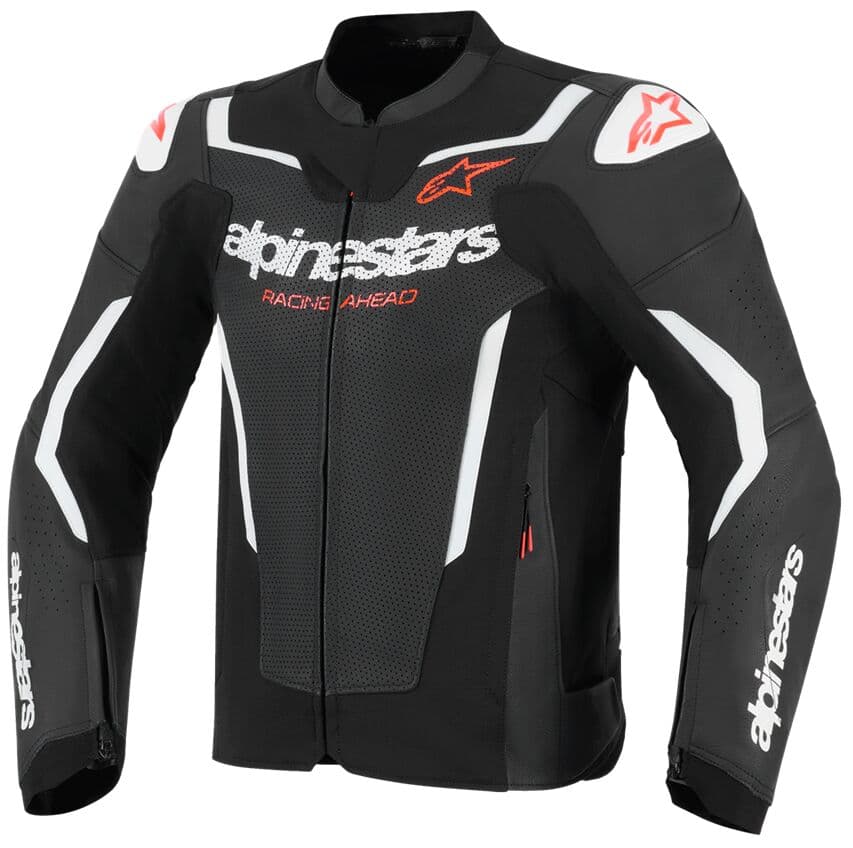 GP Force Airflow v2 Leather Jacket Black