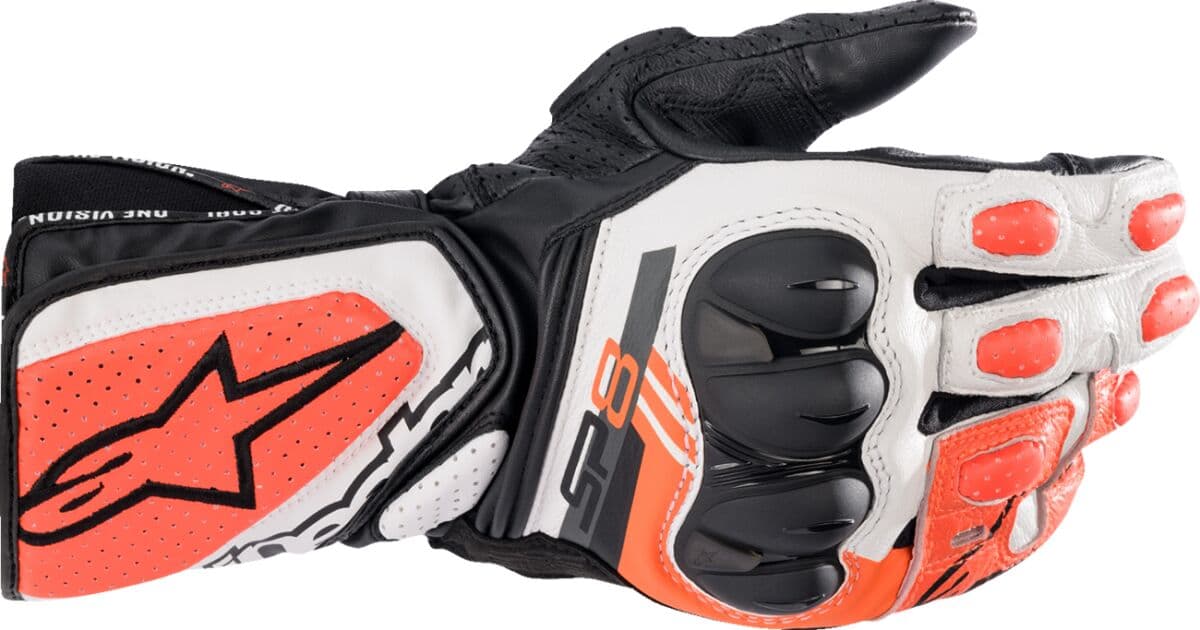SP-8 V3 Gloves Black| White