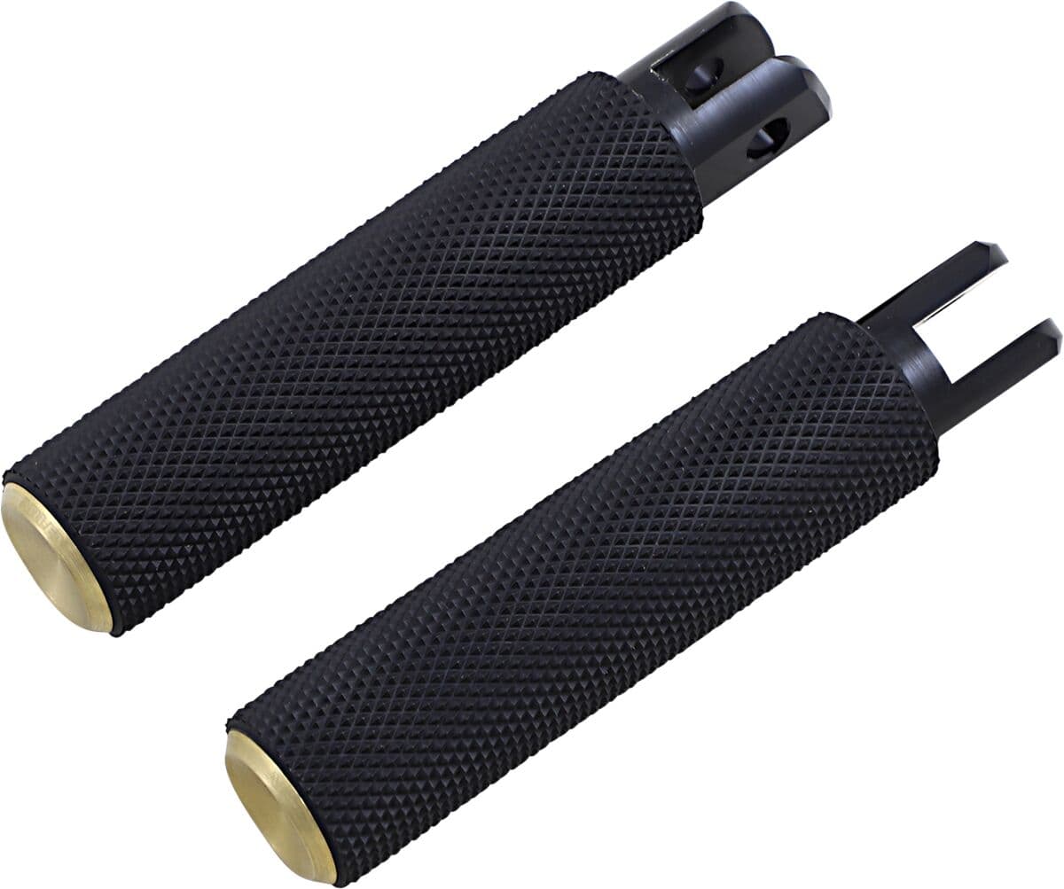 M-Eight Fusion Foot Pegs Black| Brass