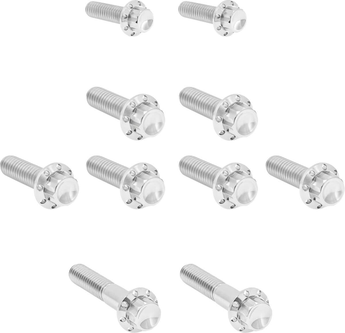 Transmission Side Cover & Trap Door Titanium 12-Point Bolt Kit