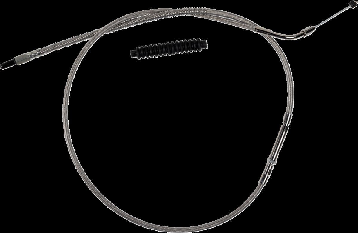 High-Efficiency Stainless Steel Clutch Cable for Harley-Davidson Silver