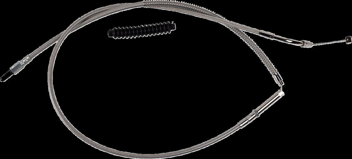 High-Efficiency Stainless Steel Clutch Cable for Harley-Davidson Silver