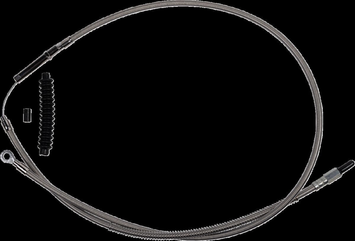 High-Efficiency Stainless Steel Clutch Cable for Harley-Davidson Silver