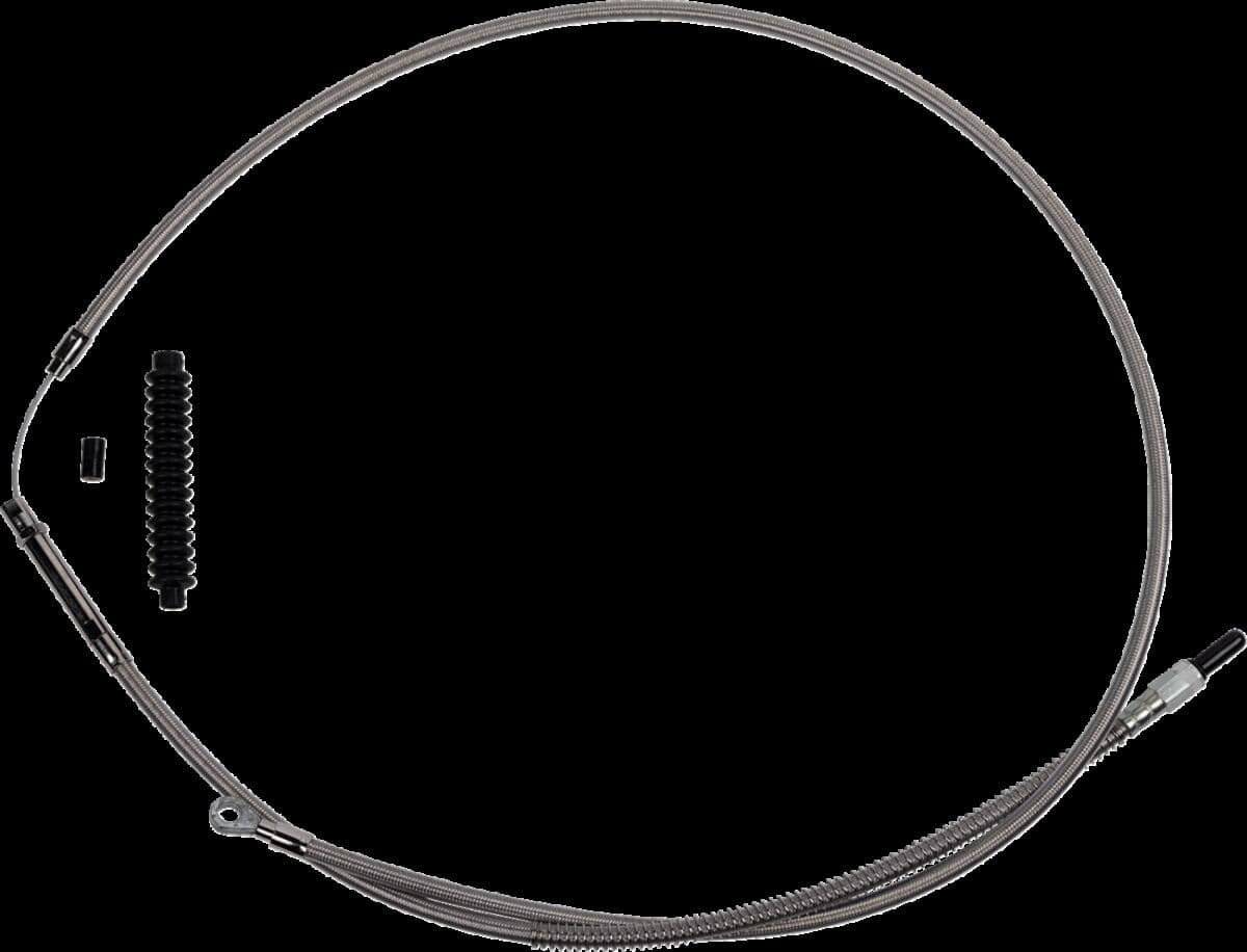 High-Efficiency Stainless Steel Clutch Cable for Harley-Davidson Silver