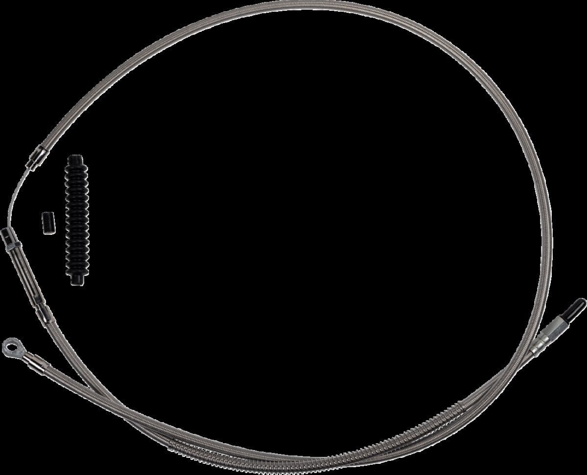 High-Efficiency Stainless Steel Clutch Cable for Harley-Davidson Silver