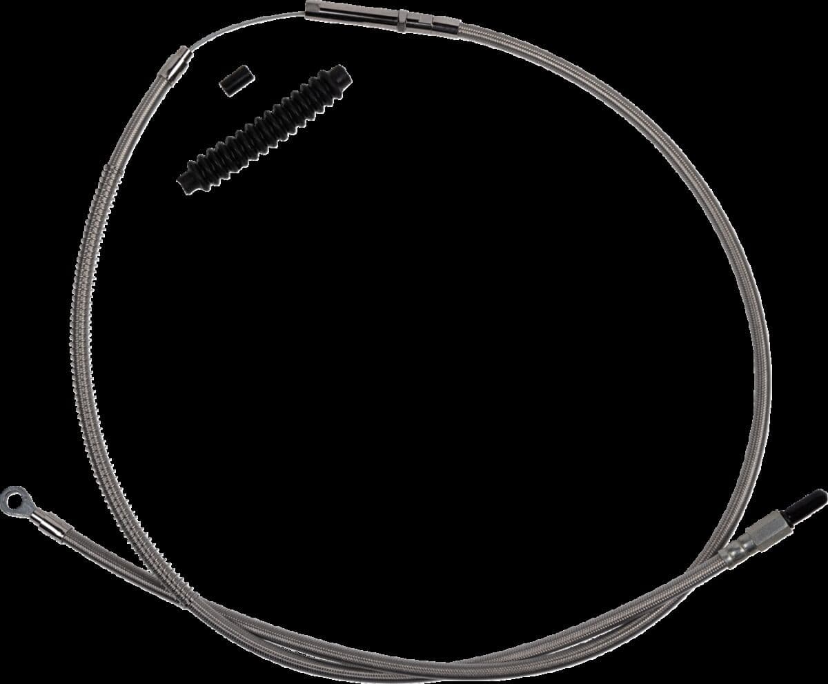 High-Efficiency Stainless Steel Clutch Cable for Harley-Davidson Silver