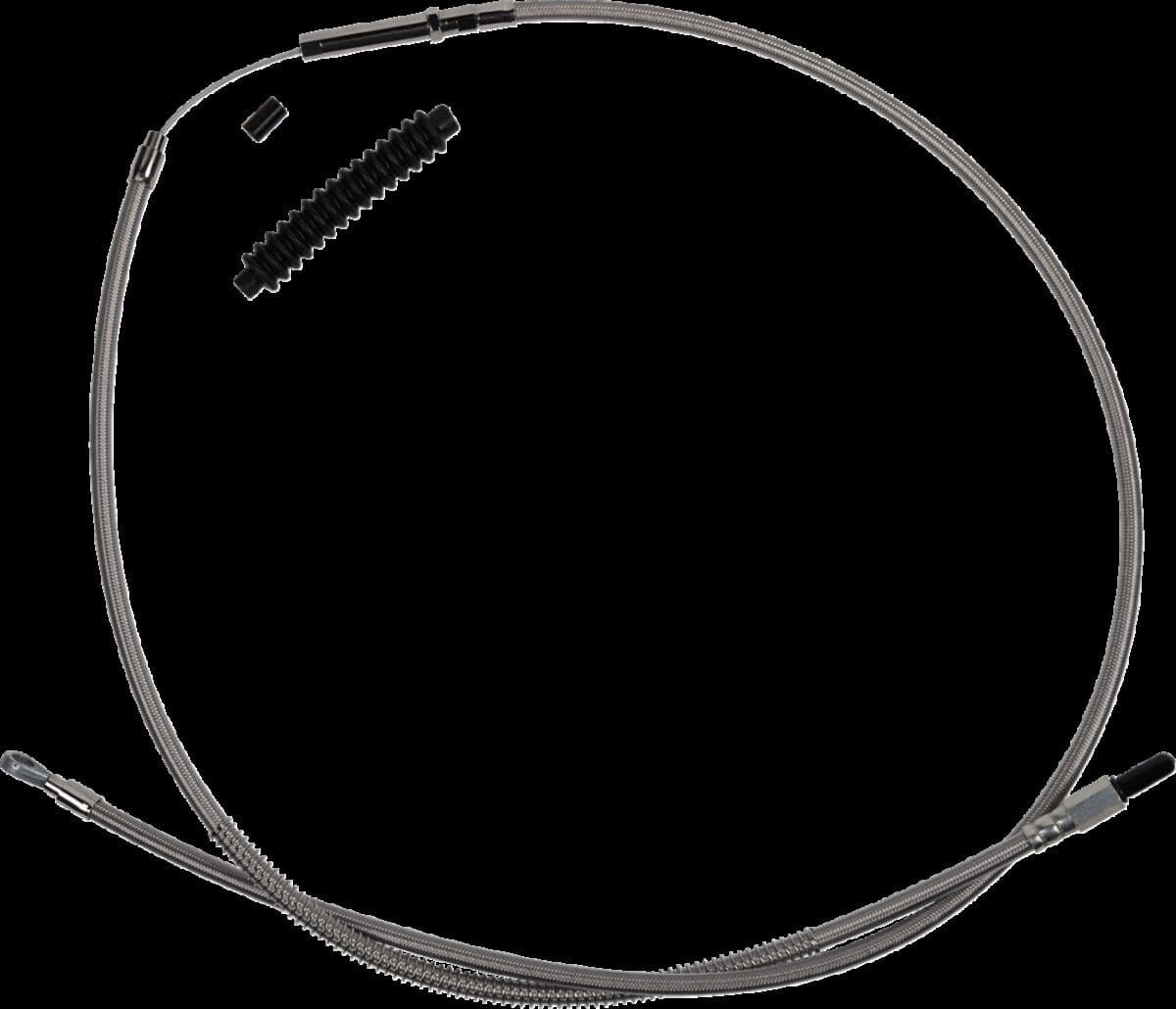 High-Efficiency Stainless Steel Clutch Cable for Harley-Davidson Silver