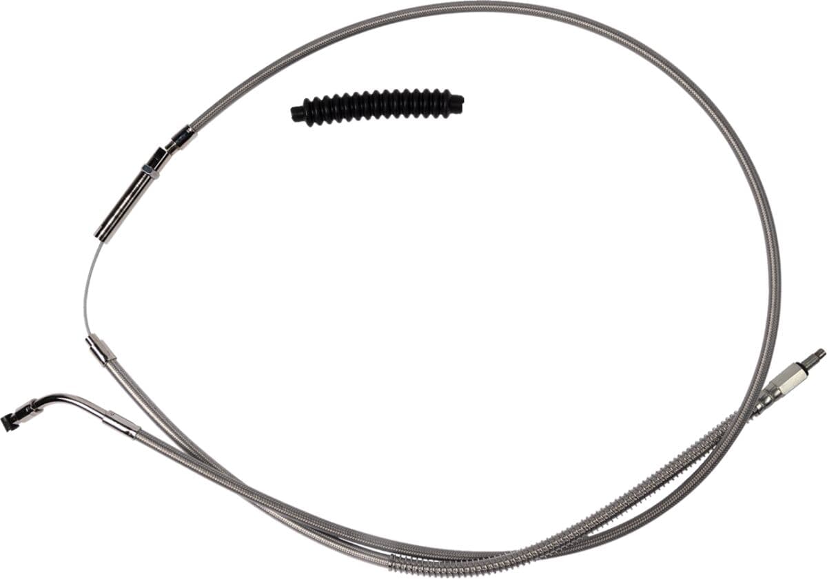 High-Efficiency Stainless Steel Clutch Cable for Harley-Davidson Silver