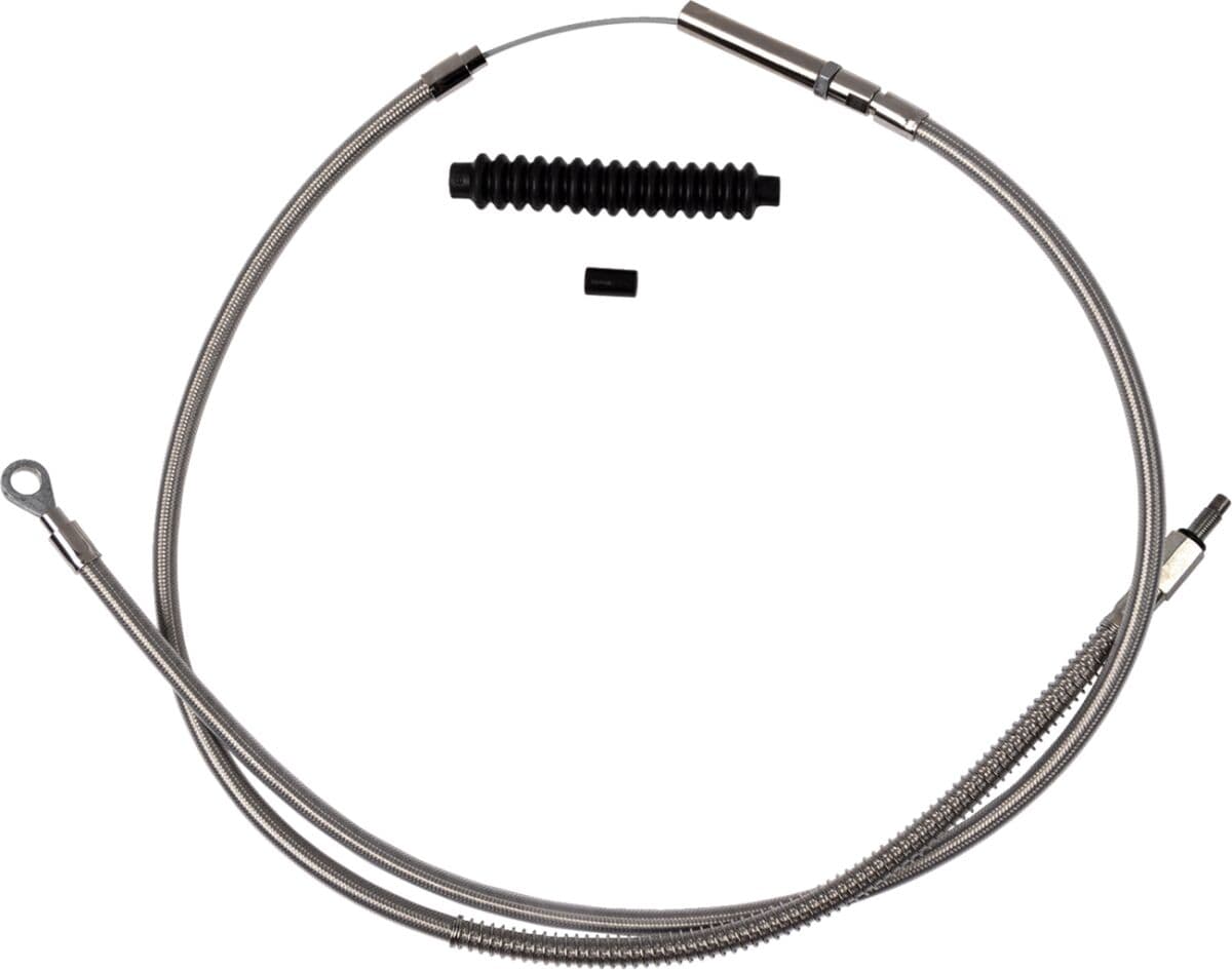 High-Efficiency Stainless Steel Clutch Cable for Harley-Davidson Silver