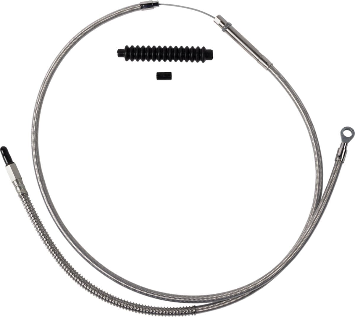 High-Efficiency Stainless Steel Clutch Cable for Harley-Davidson Silver