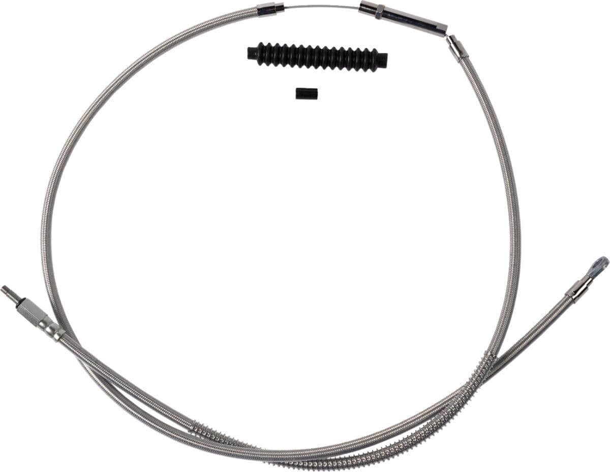High-Efficiency Stainless Steel Clutch Cable for Harley-Davidson Silver
