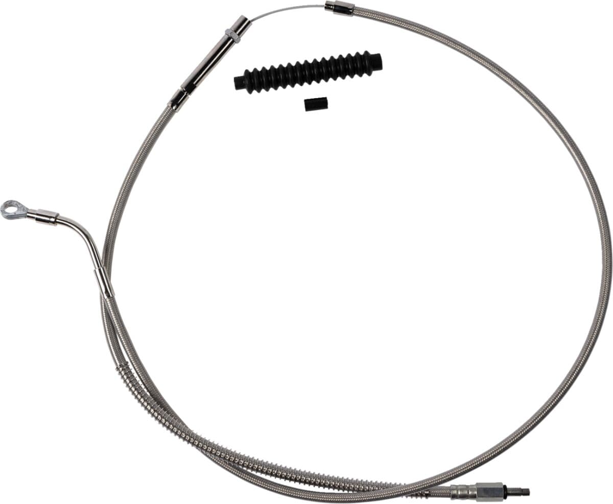 High-Efficiency Stainless Steel Clutch Cable for Harley-Davidson Silver