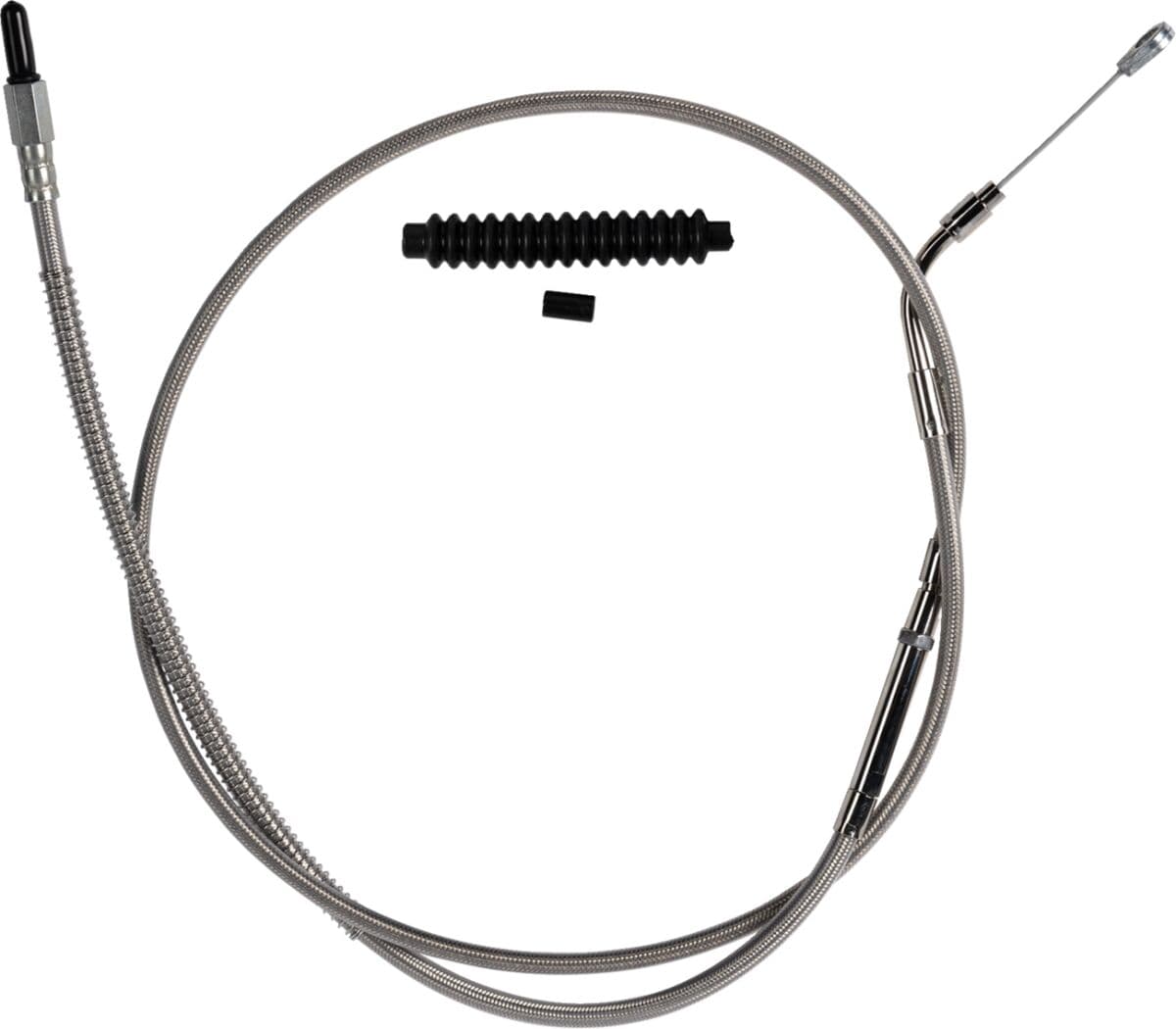 High-Efficiency Stainless Steel Clutch Cable for Harley-Davidson Silver