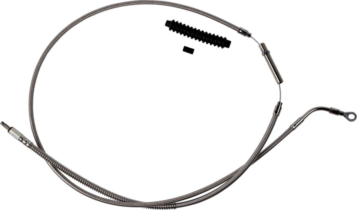 High-Efficiency Stainless Steel Clutch Cable for Harley-Davidson Silver