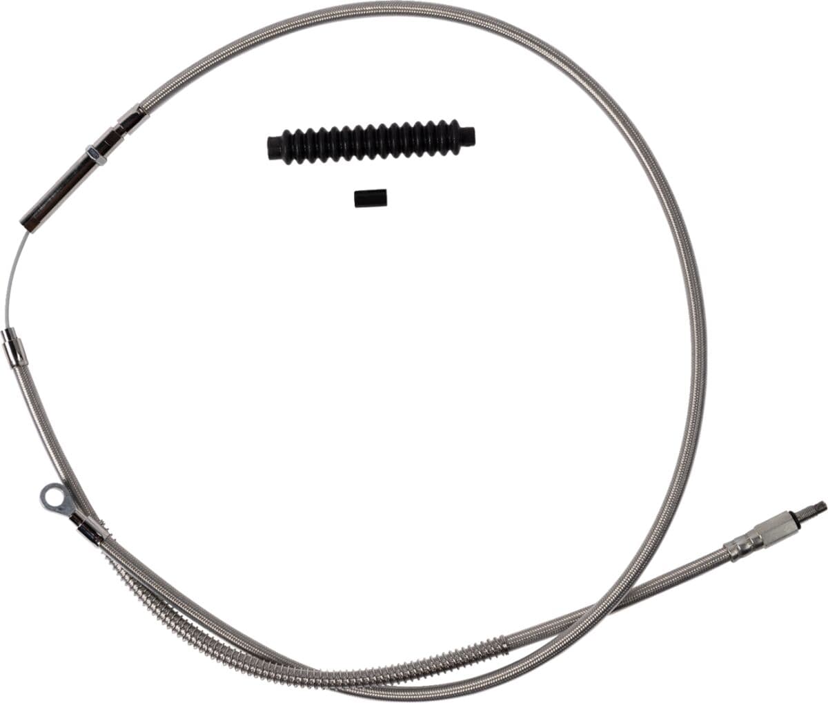 High-Efficiency Stainless Steel Clutch Cable for Harley-Davidson Silver
