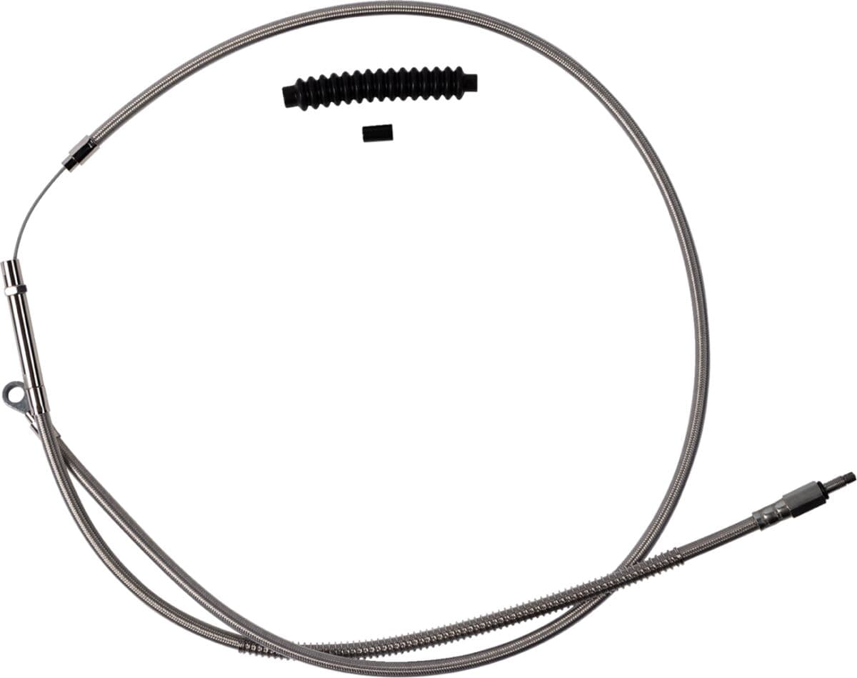 High-Efficiency Stainless Steel Clutch Cable for Harley-Davidson Silver