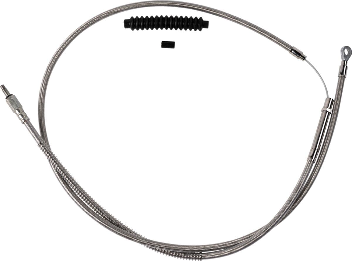 High-Efficiency Stainless Steel Clutch Cable for Harley-Davidson Silver
