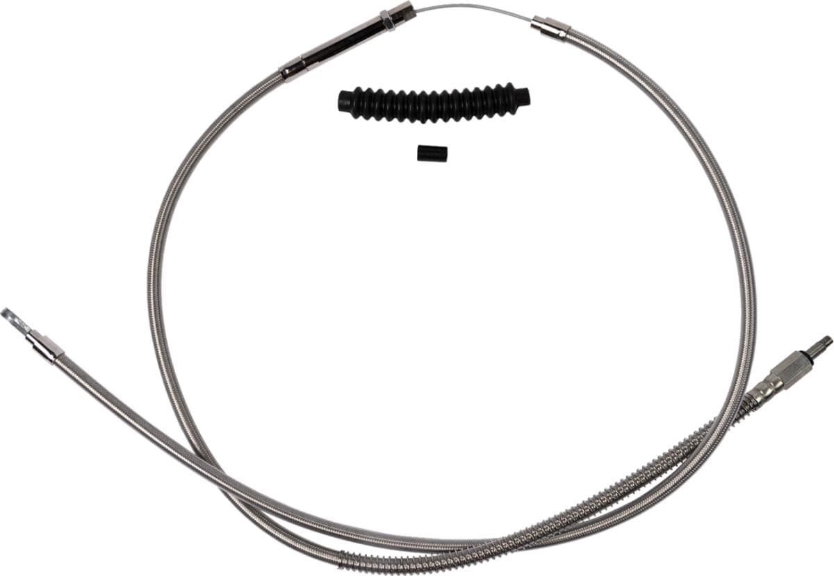High-Efficiency Stainless Steel Clutch Cable for Harley-Davidson Silver